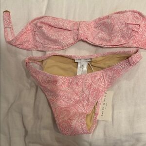 Heidi Klein Pink Paisley Bikini NWT size 1